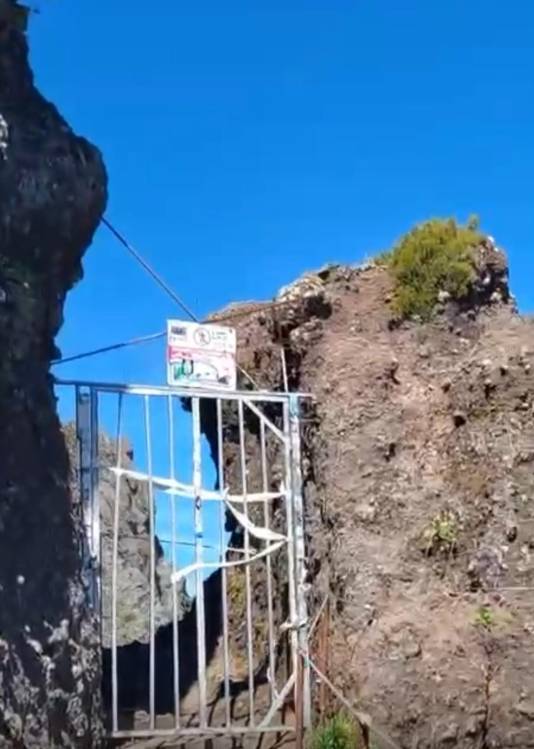 Turistas multados em 750 euros por desrespeitar encerramento da Vereda do Areeiro