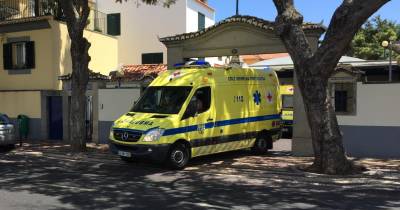 Homem foi assistido por uma equipa de socorro da CVP-Madeira.