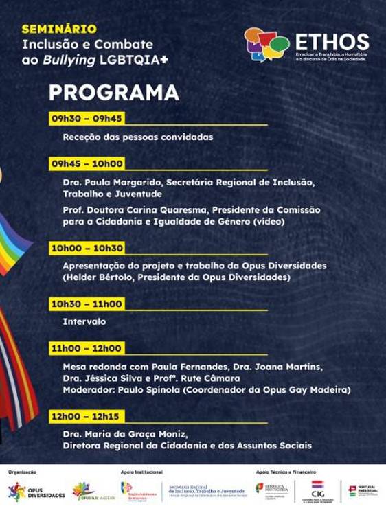 Funchal acolhe seminário sobre inclusão e combate ao bullying LGBTQIA+