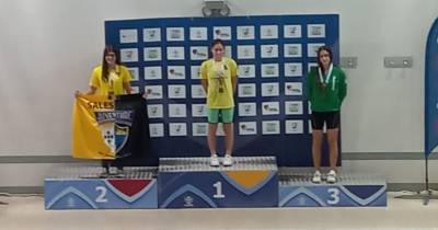 Laura Rodrigues vence medalha de prata nos 200 metros bruços em Leira