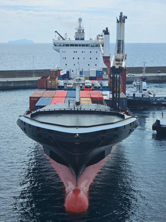 Grupo Sousa estreia porta-contentores Atlântico