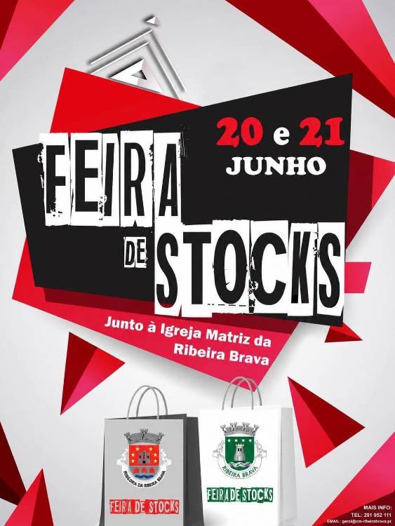 Feira de Stocks anima a Ribeira Brava nos dias 20 e 21 de junho