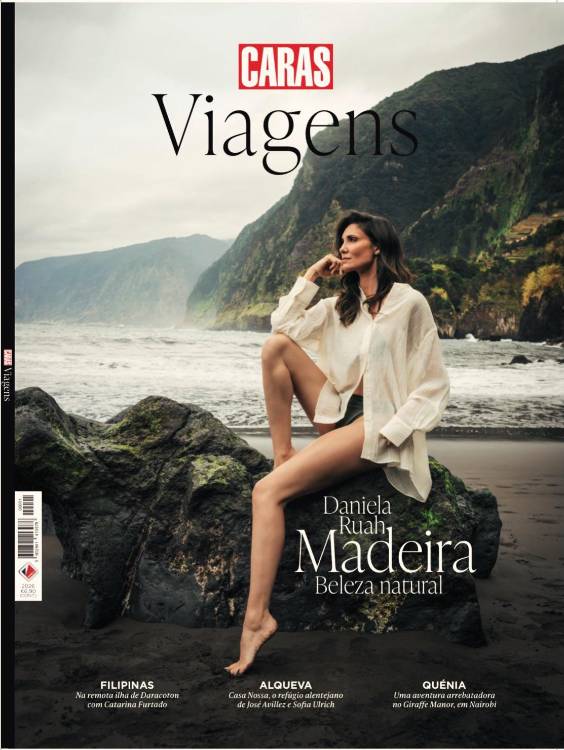 Madeira capa da Caras Viagens com Daniela Ruah