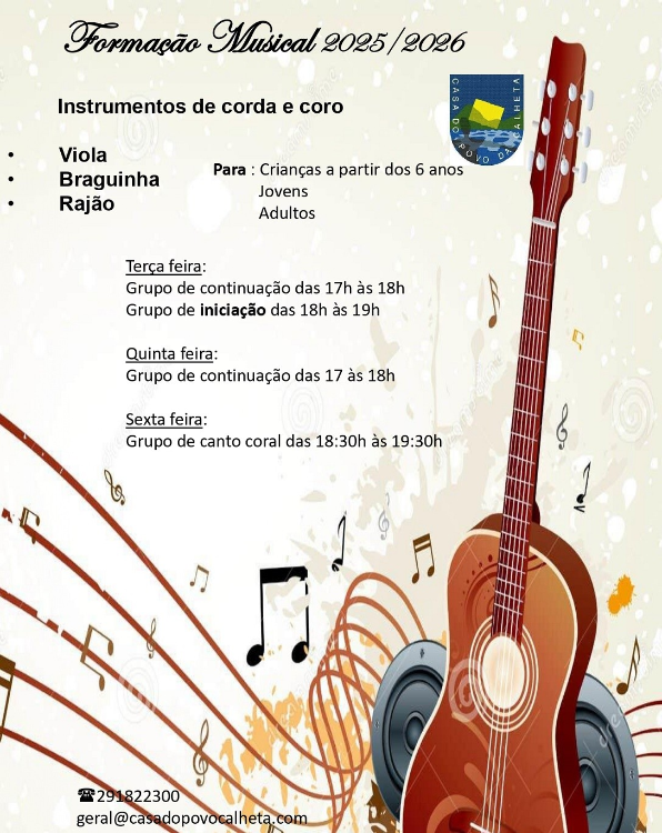 Casa do Povo da Calheta promove formação musical