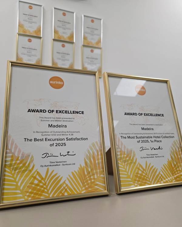 Agência de viagens distinguida com ‘Award of Excellence 2025’