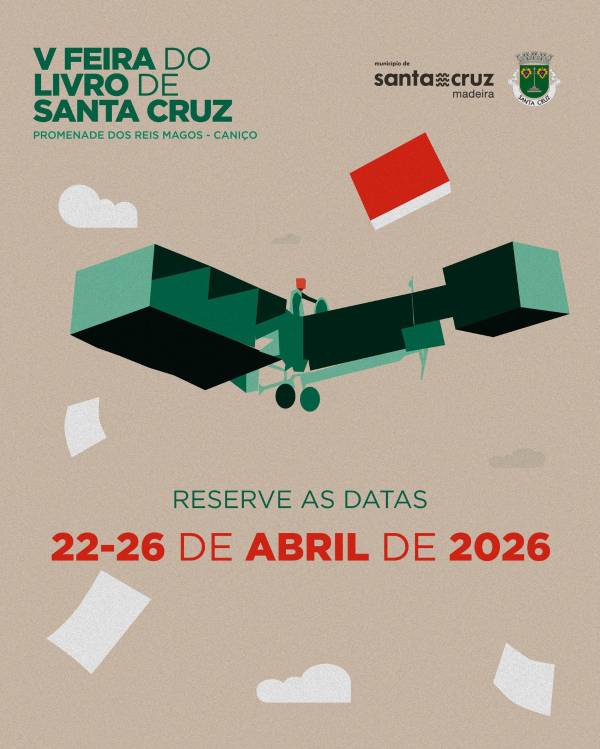 Santa Cruz: Feira do Livro realiza-se de 22 a 26 de abril