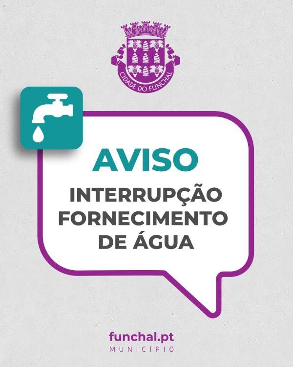 Fornecimento de água interrompido em várias zonas do Funchal