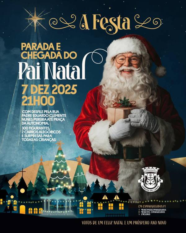 Pai Natal chega domingo a Câmara de Lobos na companhia de mais de 300 ‘ajudantes’