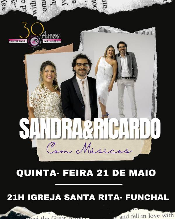 Sandra&amp;Ricardo sobem hoje ao palco da Festa de Santa Rita