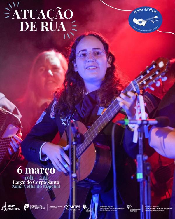 Tuna D’Elas atua na Zona Velha do Funchal com concertos itinerantes