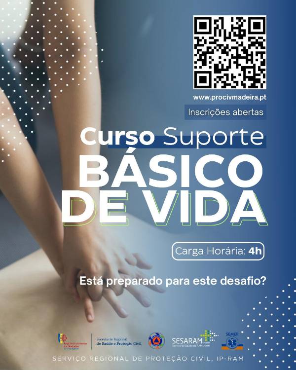 Proteção Civil e SESARAM promovem Curso de Suporte Básico de Vida