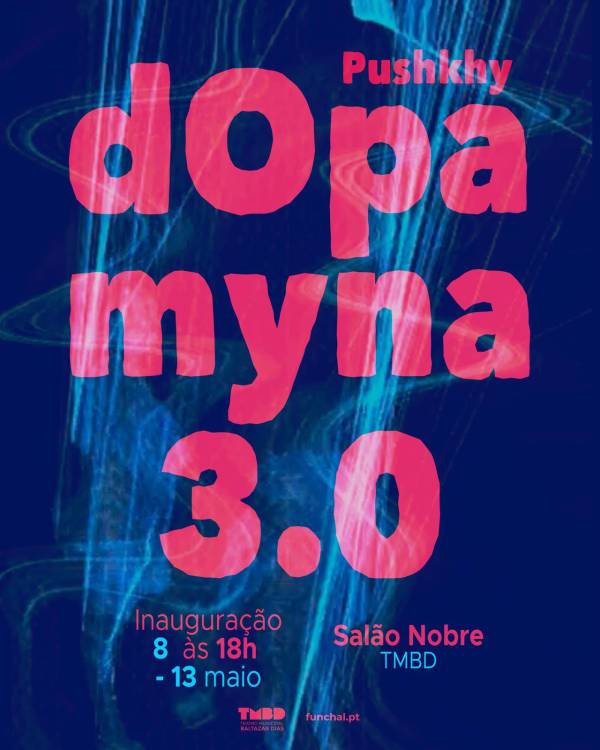 Exposição ‘dOpamyna 3.0’ chega ao Teatro Baltazar Dias
