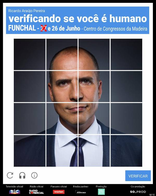 Ricardo Araújo Pereira com dois espetáculos na Madeira em junho, um já esgotado