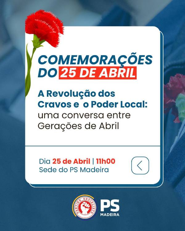 PS-M celebra Abril com conversa intergeracional sobre o poder local e as conquistas da Revolução