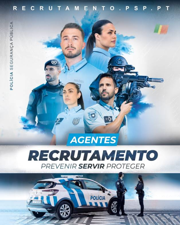 Recrutamento para a PSP está a decorrer até dia 23