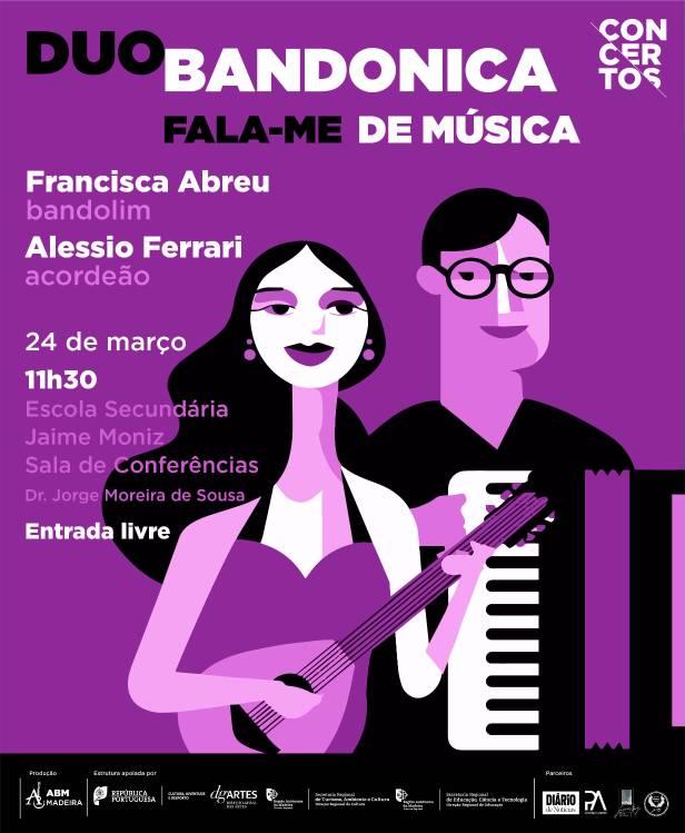 ‘Fala-me de Música’ descentraliza cultura no Liceu ao som do bandolim e acordeão