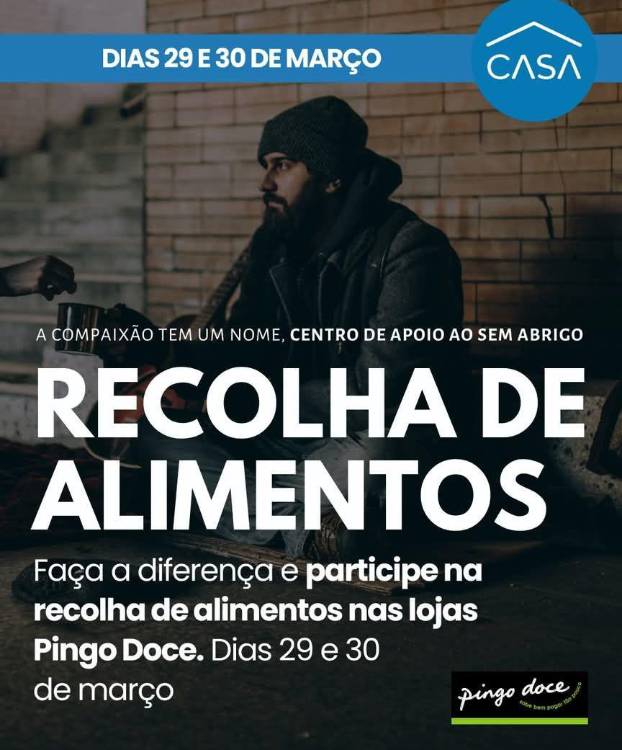 CASA promove campanha de bens alimentares