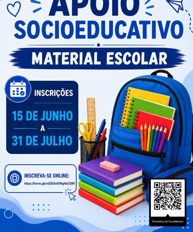 Abertas candidaturas ao material escolar da Junta de Freguesia do Caniço