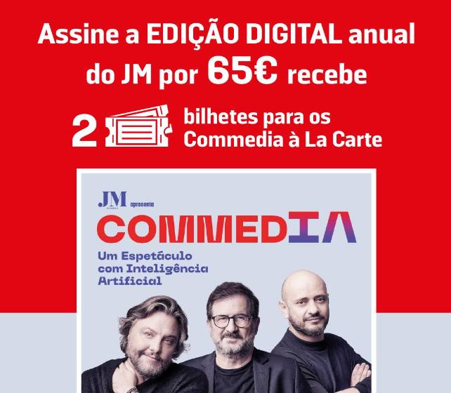 Assine o JM Digital e receba bilhetes para o espetáculo “Commedia à La Carte” na Madeira