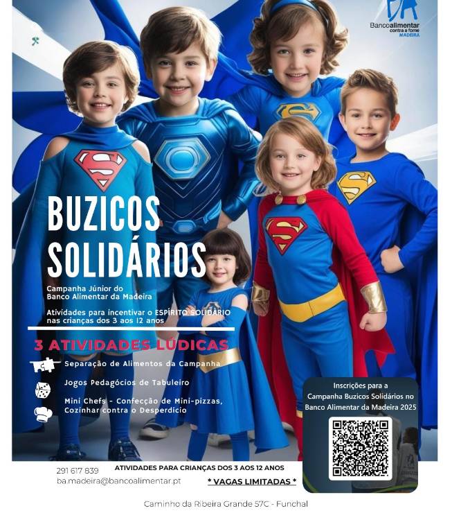 Banco Alimentar estreia campanha ‘Buzicos Solidários’