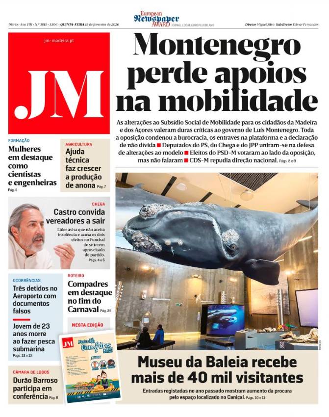 Quinta-feira, 19 de fevereiro de 2026