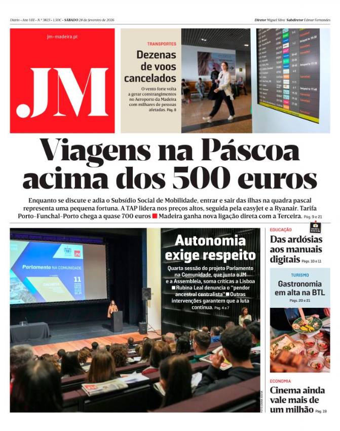 Sábado, 28 de fevereiro de 2026