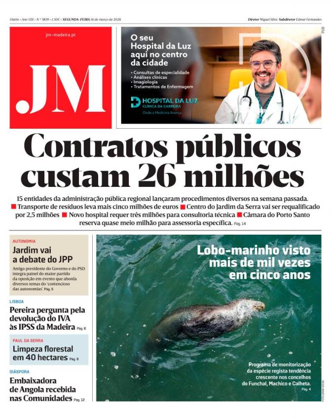 Segunda-feira, 16 de março de 2026