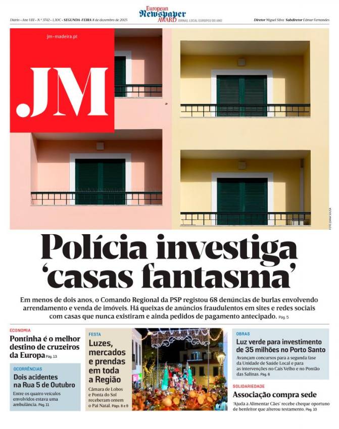 Segunda-feira, 8 de dezembro de 2025