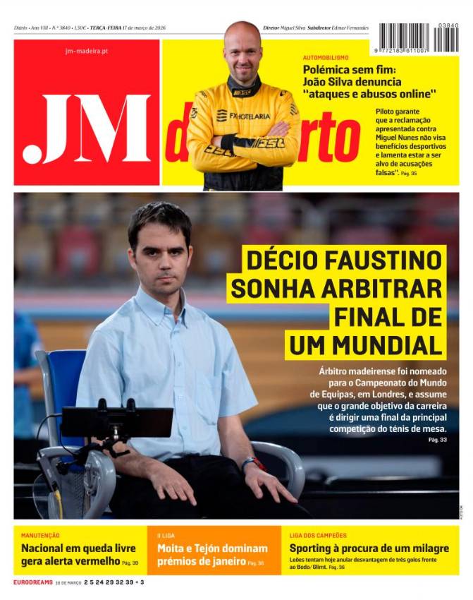 Terça-feira, 17 de março de 2026