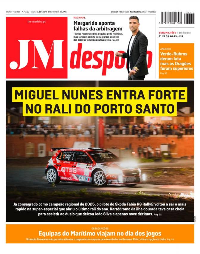 Sábado, 8 de novembro de 2025