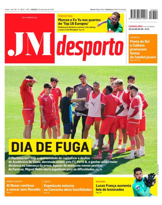 Sábado, 7 de fevereiro de 2026