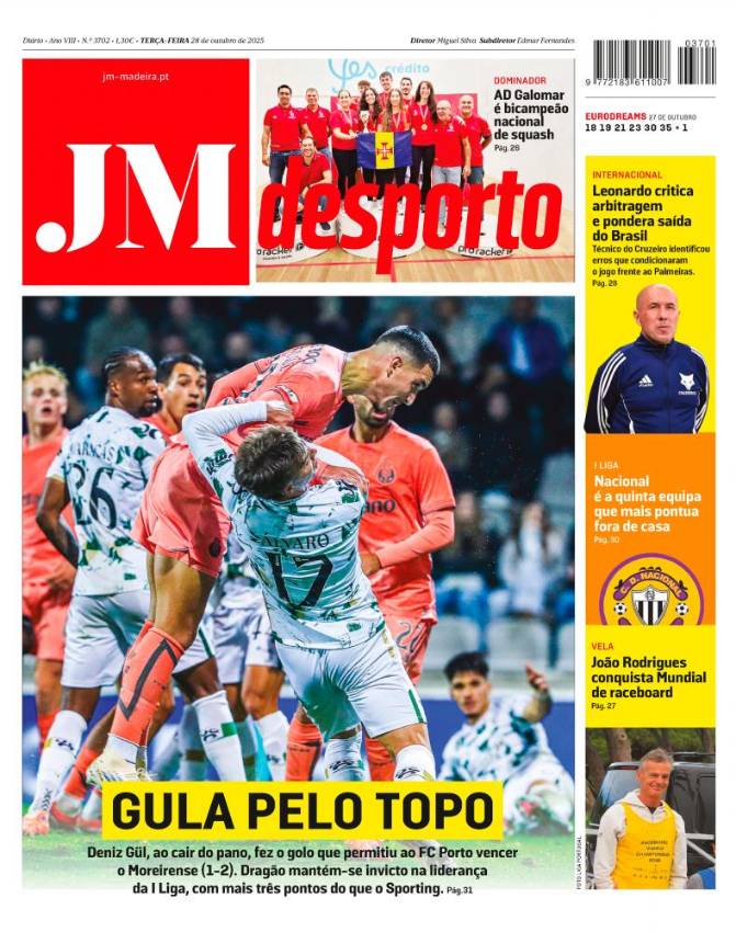 Terça-feira, 28 de outubro de 2025