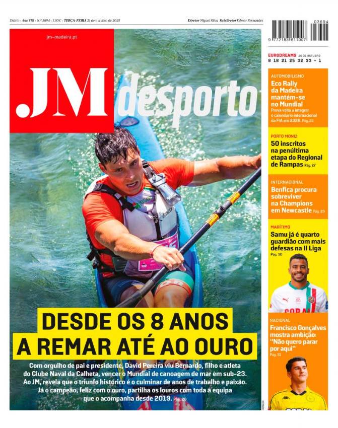 Terça-feira, 21 de outubro de 2025