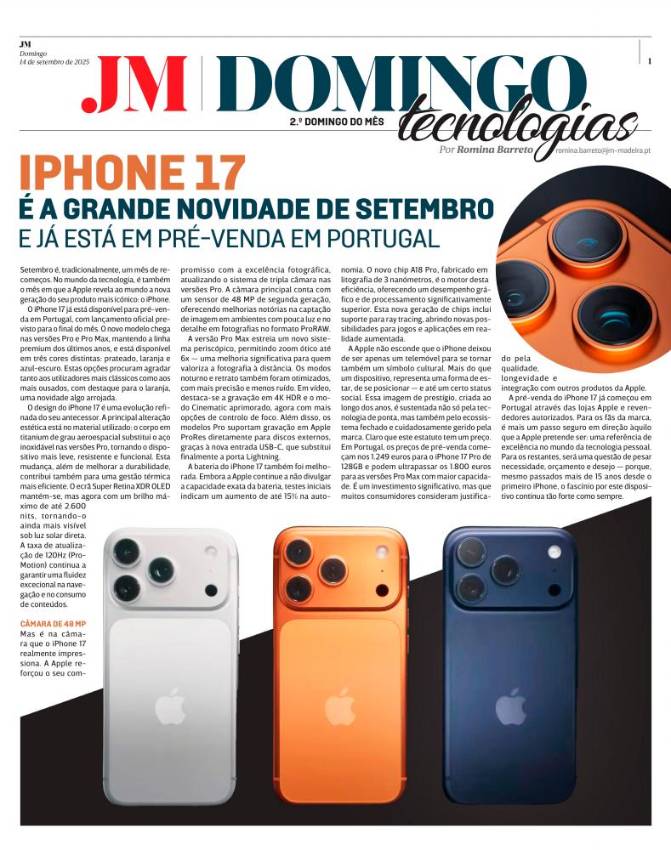 Domingo, 14 de setembro de 2025