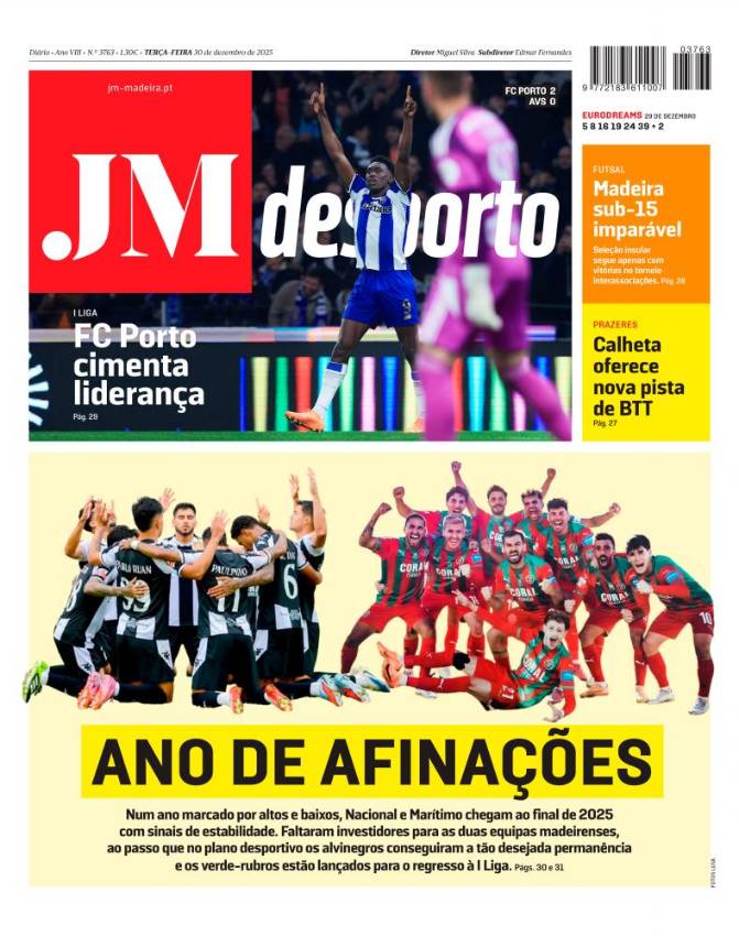 Terça-feira, 30 de dezembro de 2025