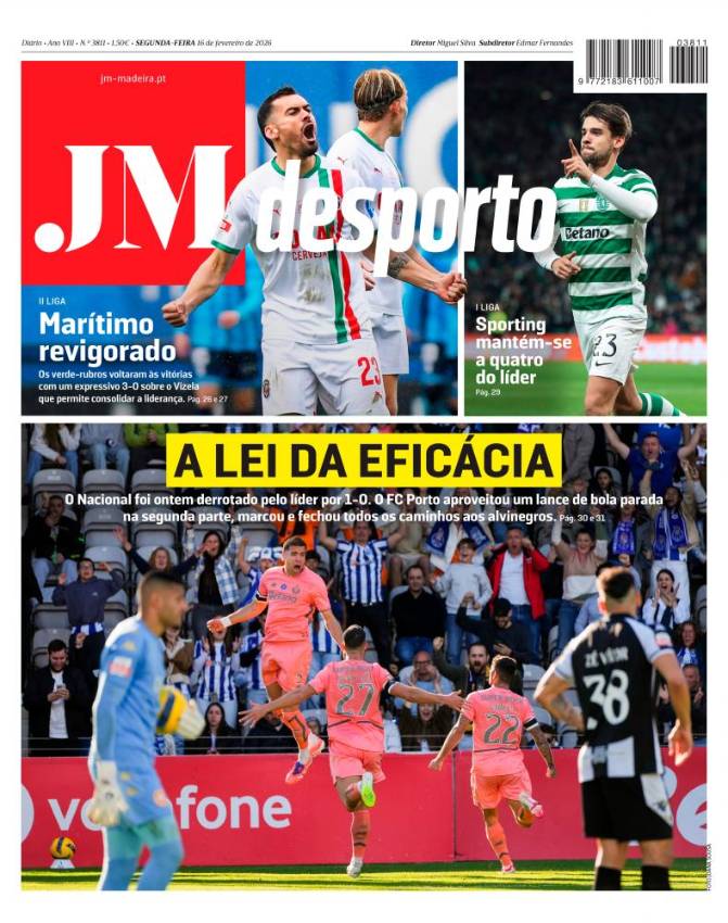 Segunda-feira, 16 de fevereiro de 2026