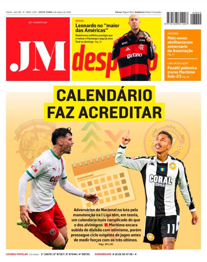 Sexta-feira, 6 de março de 2026