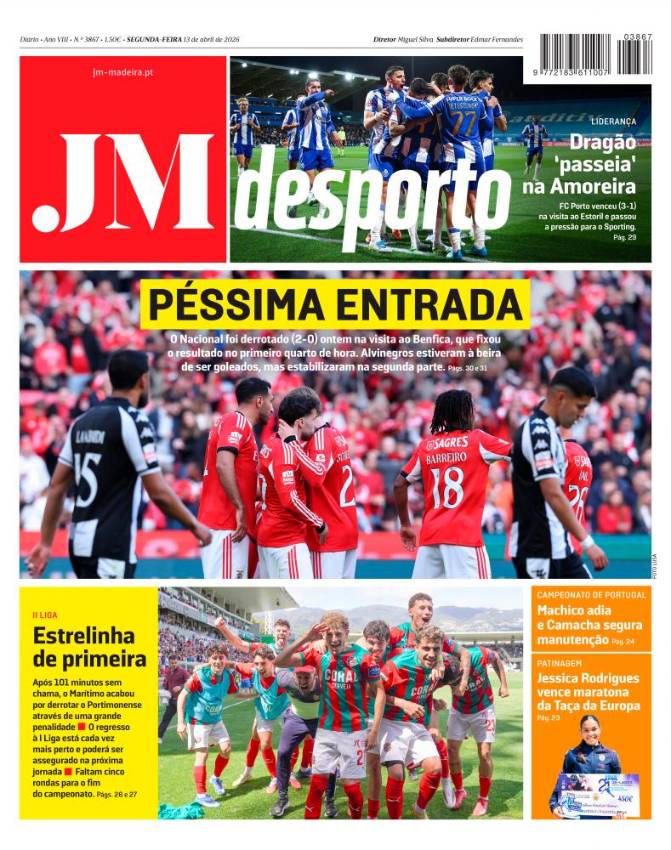 Segunda-feira, 13 de abril de 2026