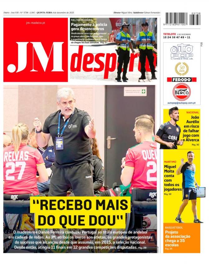 Quinta-feira, 4 de dezembro de 2025