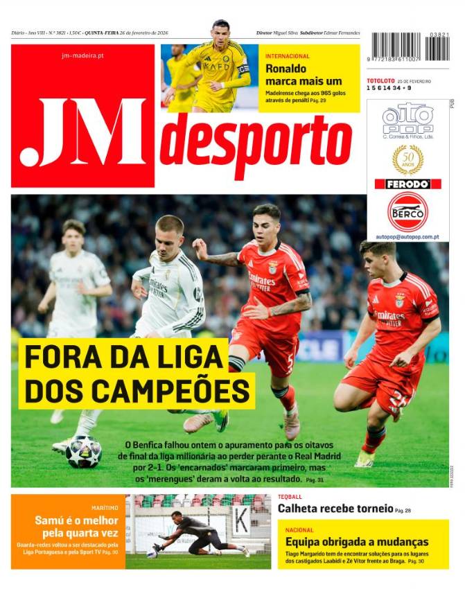 Quinta-feira, 26 de fevereiro de 2026