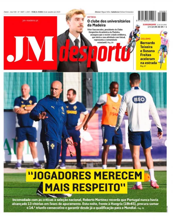 Terça-feira, 14 de outubro de 2025