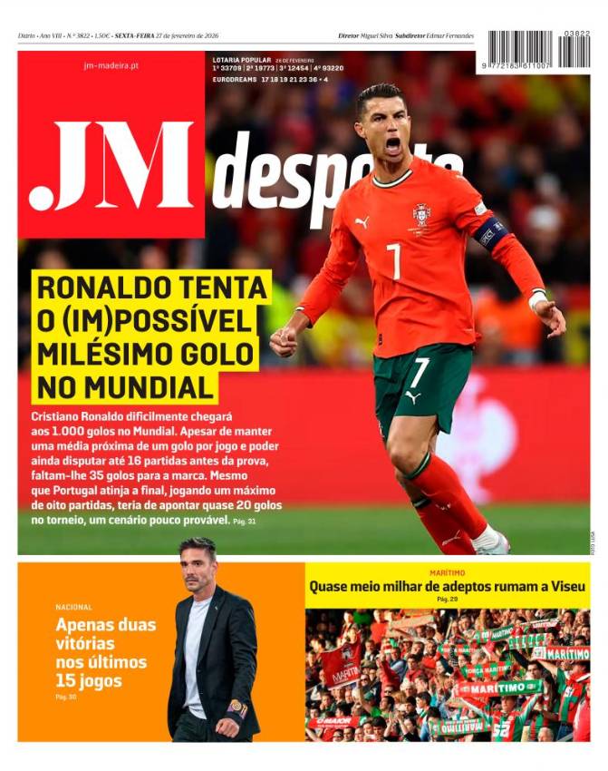 Sexta-feira, 27 de fevereiro de 2026