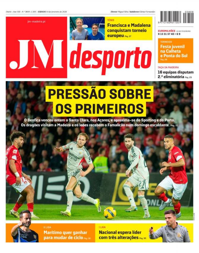 Sábado, 14 de fevereiro de 2026