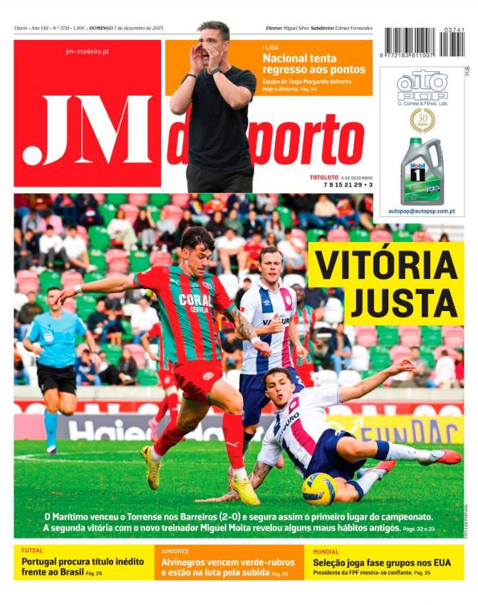 Domingo, 7 de dezembro de 2025