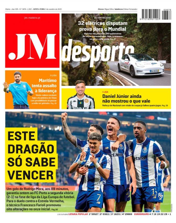 Sexta-feira, 3 de outubro de 2025