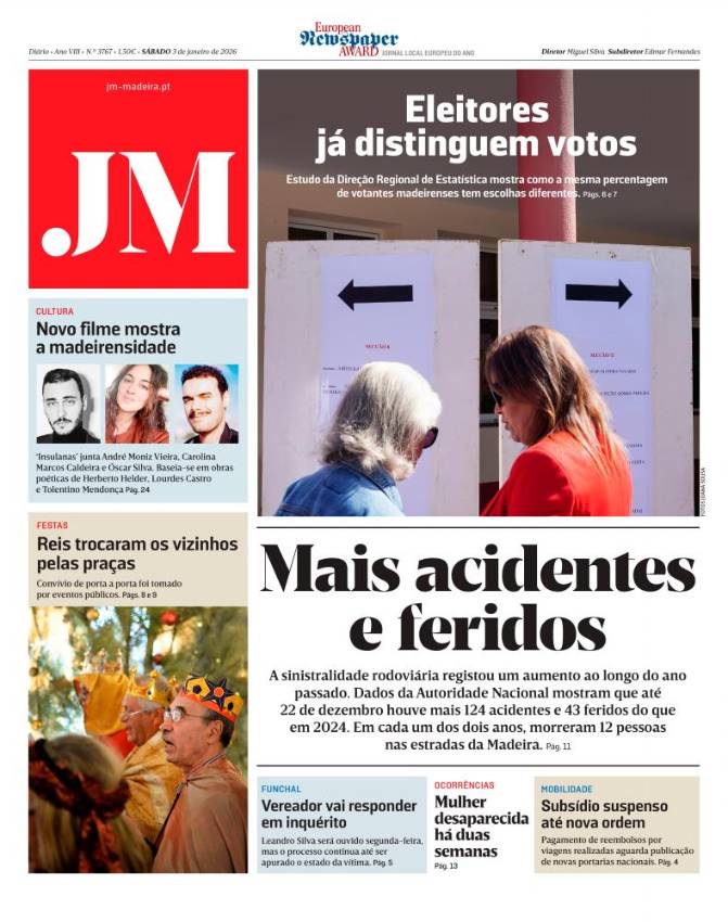 Sábado, 3 de janeiro de 2026