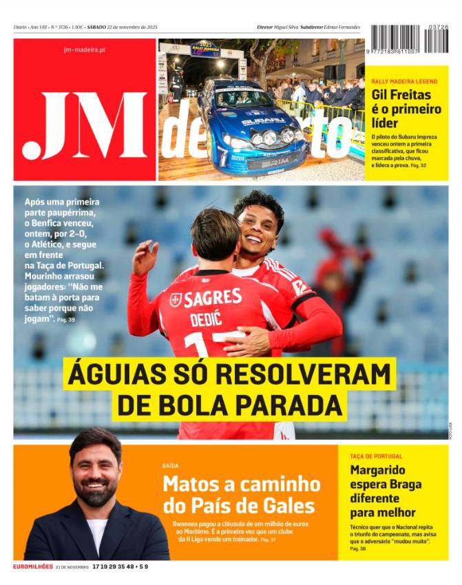 Sábado, 22 de novembro de 2025