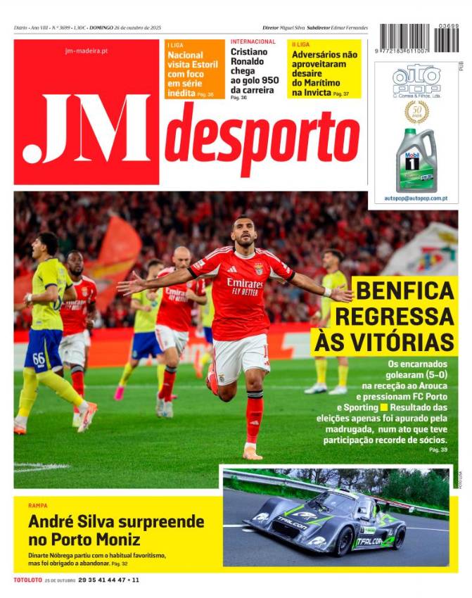 Domingo, 26 de outubro de 2025