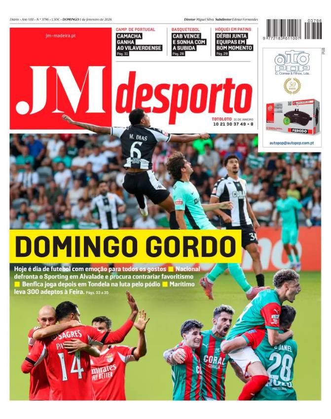 Domingo, 1 de fevereiro de 2026