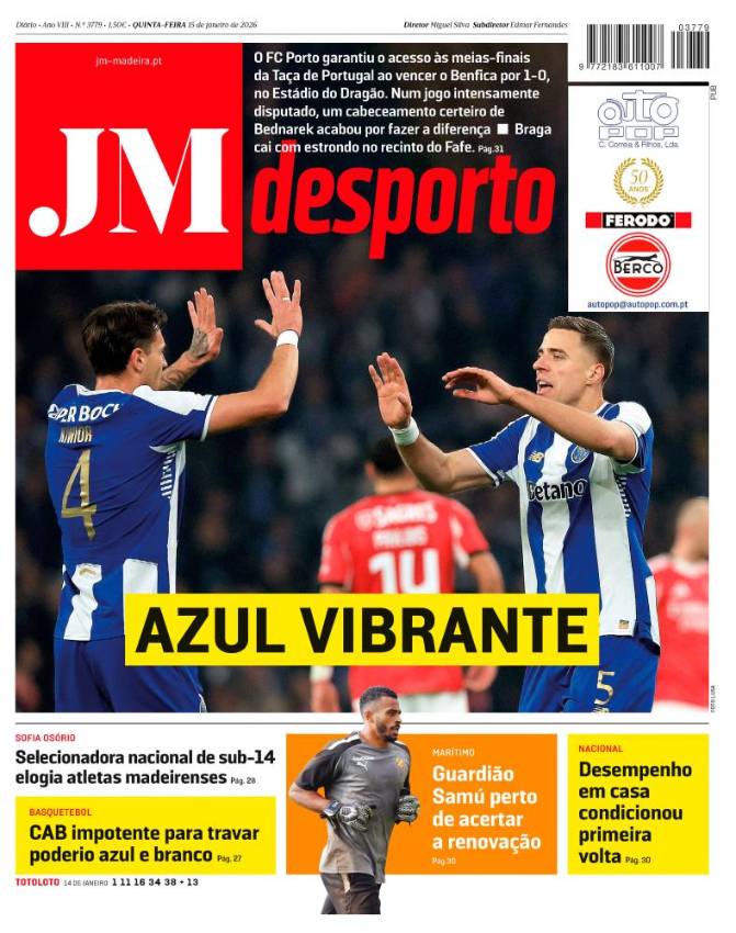 Quinta-feira, 15 de janeiro de 2026